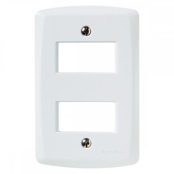Imagem de Placa Conjunto Modular Tramontina Lux 4X2 - 2 Modulos Separados 57105206