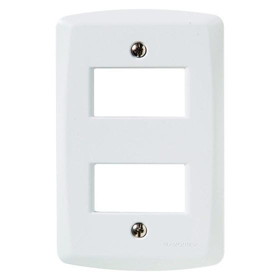 Placa Conjunto Modular Tramontina Lux 4x2 - 2 Modulos Separados ...