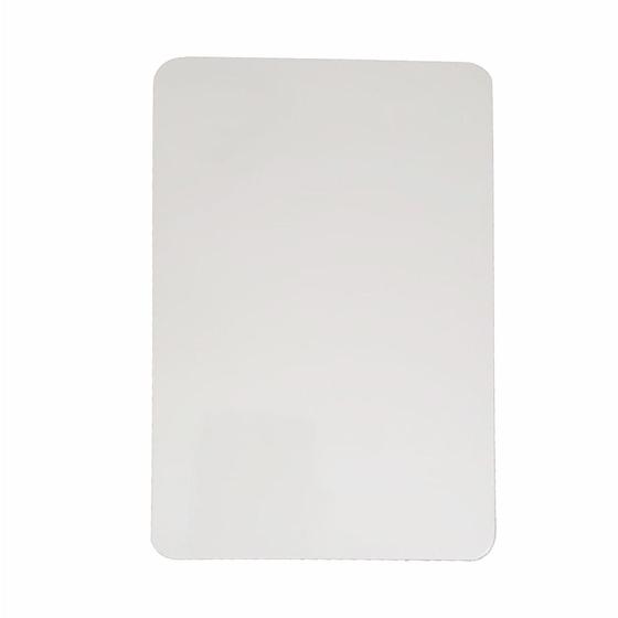Imagem de Placa de aluminio Resinada p sublimação Branca (cantos arredondados)