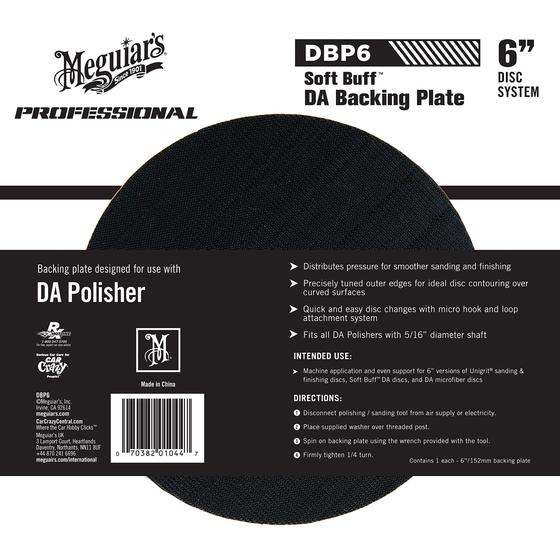 Imagem de Placa de Apoio Meguiar's DBP6 6" - com Almofadas de Espuma ou Microfibra para Polimento