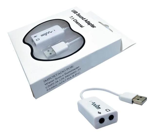 Imagem de Placa De Áudio 7.1 Adaptador P2/usb Fone E Microfone Bm-800