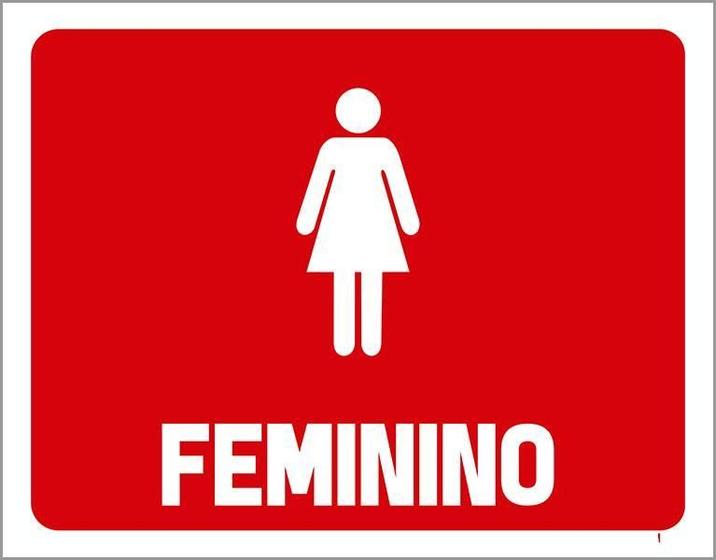 Imagem de Placa De Banheiro - Feminino (27X35)