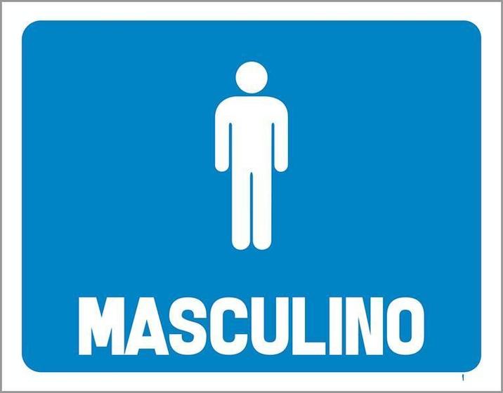 Imagem de Placa De Banheiro - Masculino (27X35)