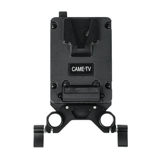 Imagem de Placa de bateria Came-TV Mini V-Mount com 2 saídas D-tap