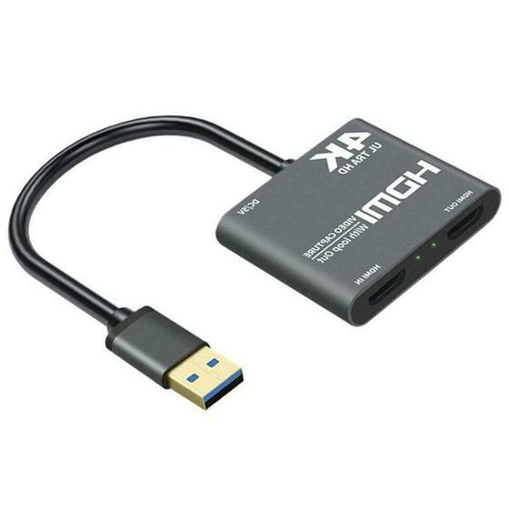 Imagem de Placa de captura de jogos compatível com HDMI para USB 3.0 4K