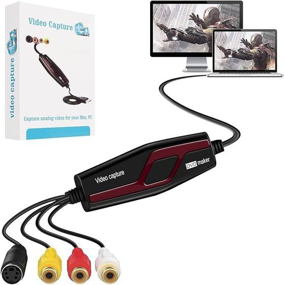 Imagem de Placa de Captura de Vídeo DigitPro USB 2.0 - RCA para USB - Compatível com Mac e PC