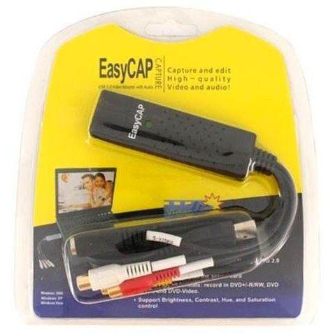 Imagem de Placa de Captura de Vídeo USB EasyCap para Notebook PC Xbox PS3