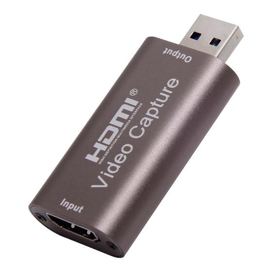 Placa de Captura Video HDMI USB 3.0 Full HD 4K 60FPS Stream Menor preço em Placa de Captura Video HDMI USB 3.0 Full HD 4K 60FPS Stream