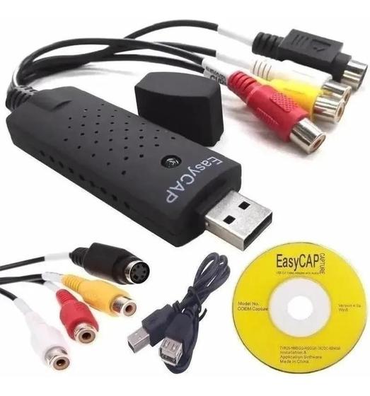 Imagem de Placa De Captura Vídeo USB Easycap Áudio-vídeo Notebook Pc