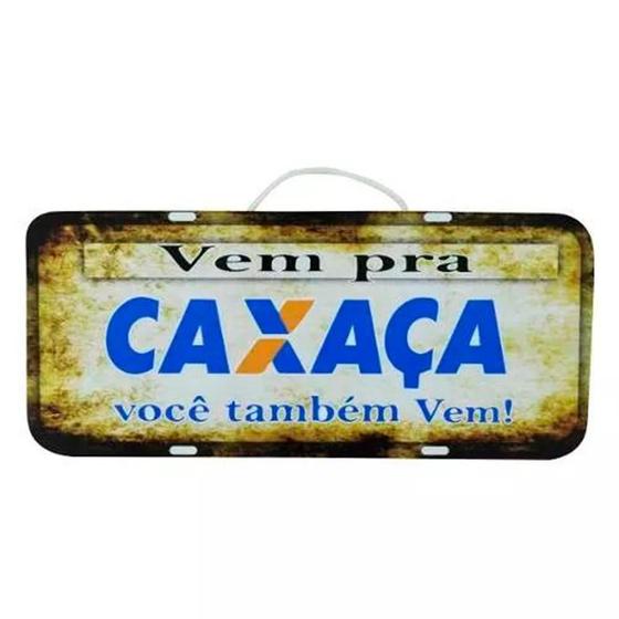 Imagem de Placa De Carro Decorativa Madeira VPra Caxaça Você Também