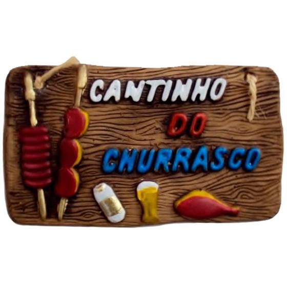 Imagem de Placa De Churrasco Decorativa - Cantinho Do Churrasco 003