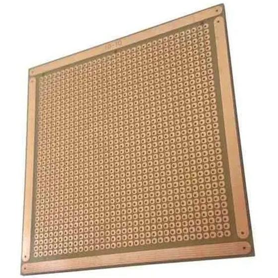 Imagem de Placa de circuito perfurada face simples 10x10