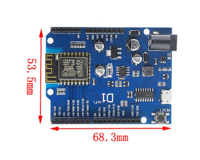 Imagem de Placa de desenvolvimento Arduino D1, Modulo ESP8266 Shield Wifi