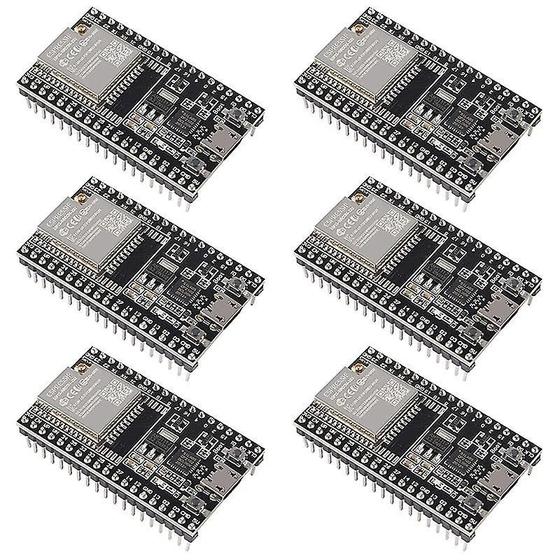 Imagem de Placa de Desenvolvimento ESP32-DevKitC (6 Unidades) - ESP32-WROOM-32U com Wi-Fi