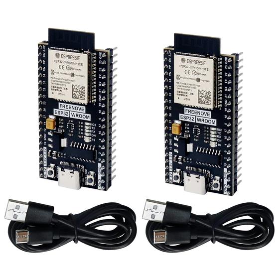 Imagem de Placa de Desenvolvimento FREENOVE ESP32-WROOM (2 Unidades) com Conexão Sem Fio