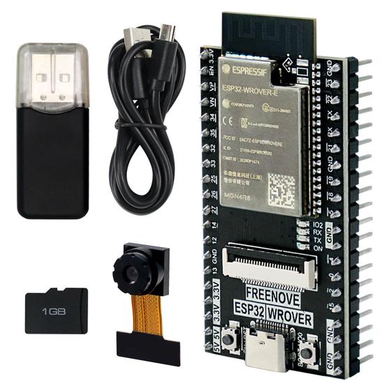 Imagem de Placa de Desenvolvimento Freenove ESP32-WROVER CAM com Wi-Fi