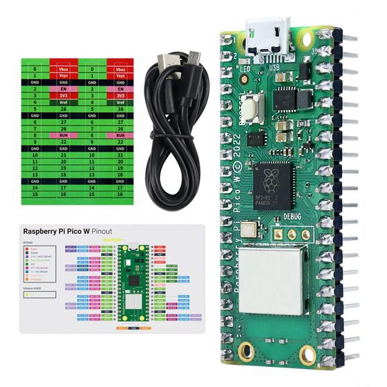 Imagem de Placa de Desenvolvimento Freenove Raspberry Pi Pico W - com WiFi