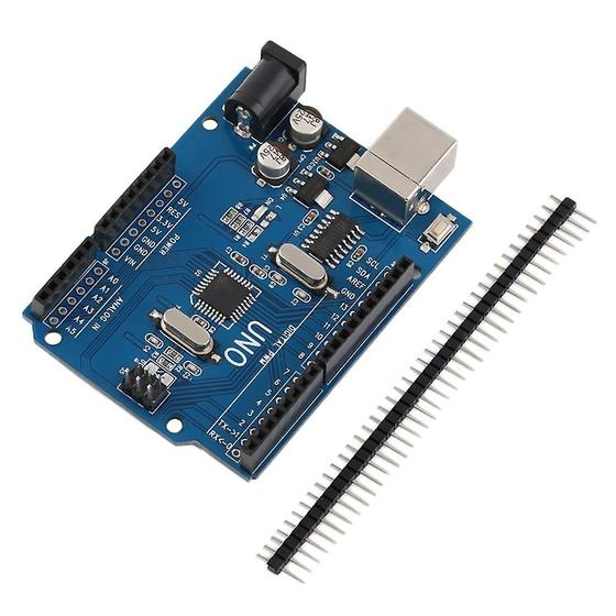 Imagem de Placa de desenvolvimento Uno R3 Atmega328p com carregador de bota para Arduino Uno