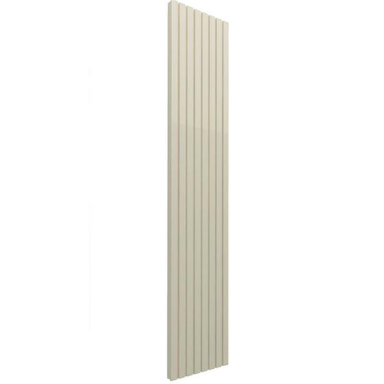 Imagem de Placa de Painel com ripas Nobre autentico 100% MDF com largura de 50 cm OFF White