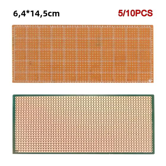 Imagem de Placa De Protótipo De PCB De Face Única 6,5x14,5cm Matriz De Experimento Universal DIY Para Arduino