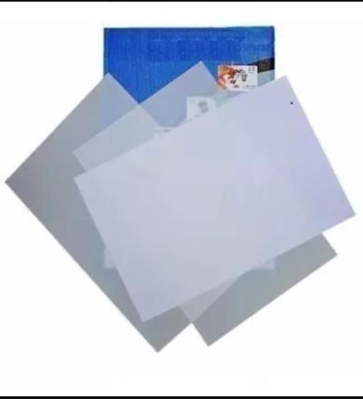 Imagem de Placa de PVC A4 Jato de Tinta 5 Jogos - 0,76mm - 220x307mm