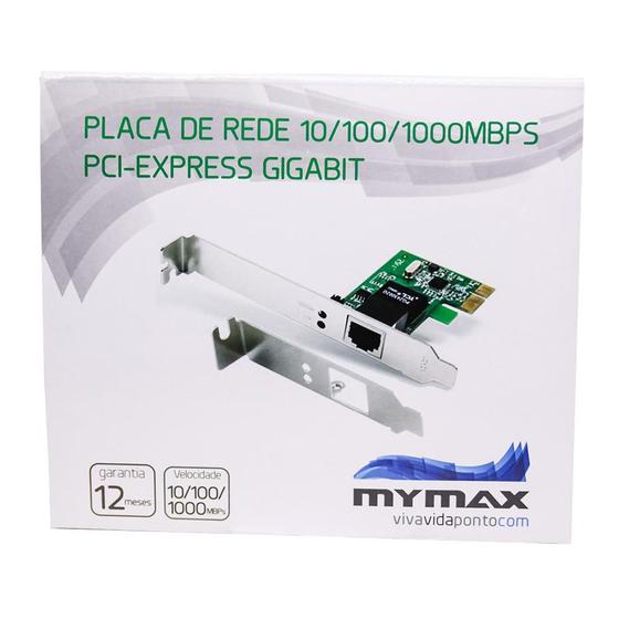 Imagem de Placa de Rede 10/100/1000Mbps PCI Express Gigabit(MGLANE-JEN) mymax