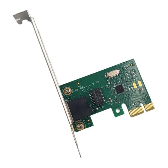 Imagem de Placa De Rede 10/100 Pci-e com suporte low profile Vinik