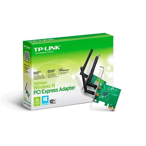 Imagem de Placa de Rede Adaptador Wifi Pci Express 150Mbps TL-WN781ND TP Link - Tp-link