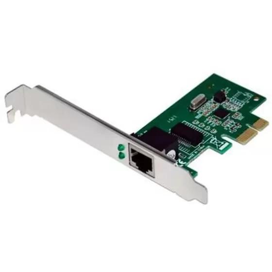 Placa De Rede GIGABIT 10/100/1000mbps Pci Express RJ45 Menor preço em Placa De Rede GIGABIT 10/100/1000mbps Pci Express RJ45