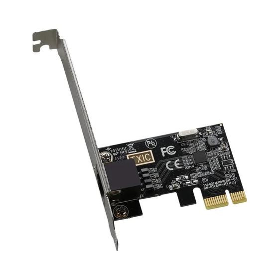 Imagem de Placa De Rede Gigabit 1000mbps Pcie Rj45 Adaptador Lan Pci Express Para Pc Desktop