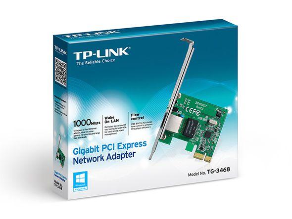 Imagem de Placa de rede PCI-E 10/100/1000 Mbps TP-LINK TG-3468