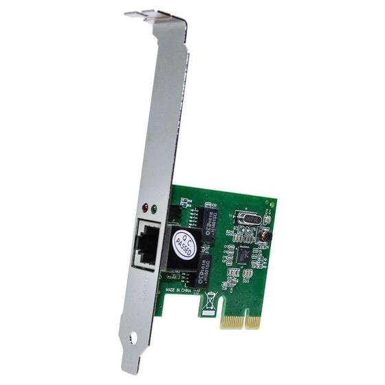 Imagem de Placa de Rede PCI-E 10/100/1000Mbps PCI Express Gigabit