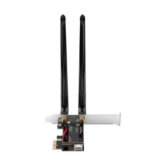 Placa de Rede PCI-E Bluetooth 5.0 WIFI6 Dual Band Wireless PTR-XTU ...