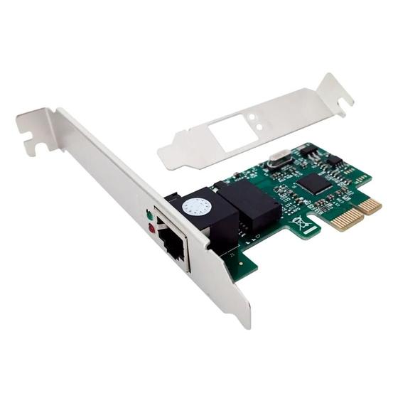 Imagem de Placa De Rede Pci-e X1 Mini 10/100/1000 Gigabit Low Profile