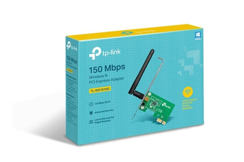 Imagem de Placa De Rede Tp-Link Tl-Wn781Nd Pci Express 150Mbps