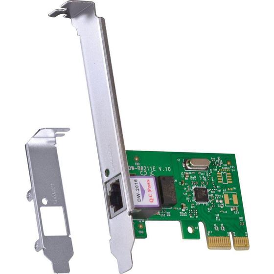 Imagem de Placa de Rede Vinik PCI-E PRV1000E, 10/100/1000mbs com Suporte Low Profile, Realtek 8111E-S - 26261