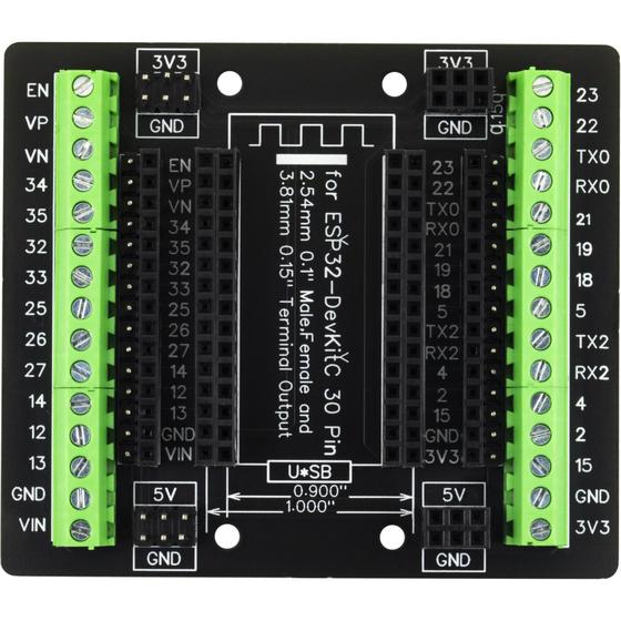 Imagem de Placa de separação para módulo ESP32 ESP-WROOM-32 ESP32-DevkitC