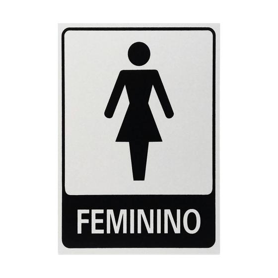 Placa De Banheiro Feminino Para Imprimir