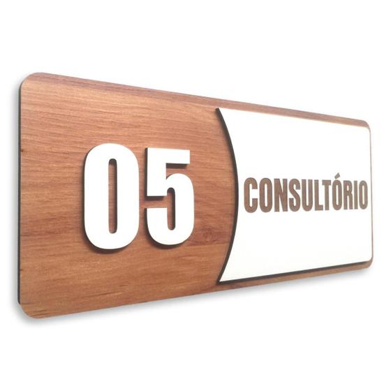 Imagem de Placa De Sinalização  Consultórios - N05