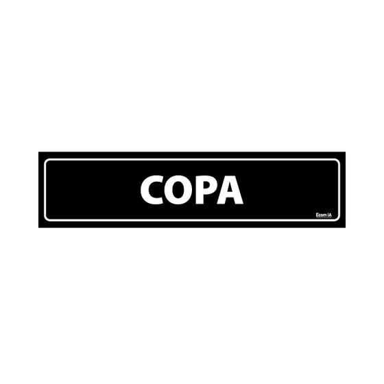Imagem de Placa De Sinalização Copa 30x7 Ecom IA - A-412/1 F9e