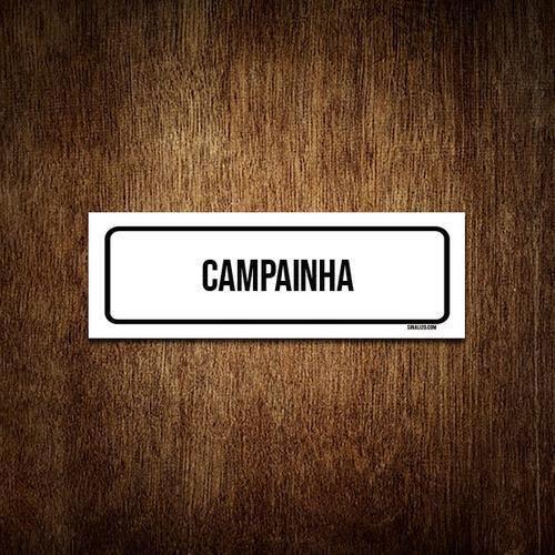 Imagem de Placa De Sinalização Setor - Campainha (23X9)