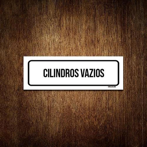 Imagem de Placa De Sinalização Setor - Cilindros Vios (30X10)