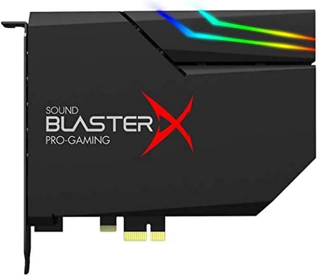Placa de Som Creative Sound Blaster X AE-5 Plus, 7.1, PCI-e, RGB, 70SB174000003 Menor preço em Placa de Som Creative Sound Blaster X AE-5 Plus, 7.1, PCI-e, RGB, 70SB174000003