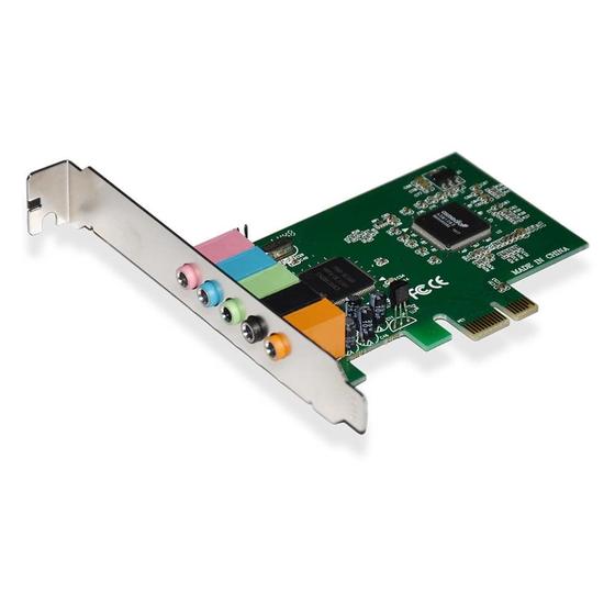 Imagem de Placa de Som Multilaser com Barramento PCI Express de 32 Bits e Saída de Áudio 5,1 - GA140