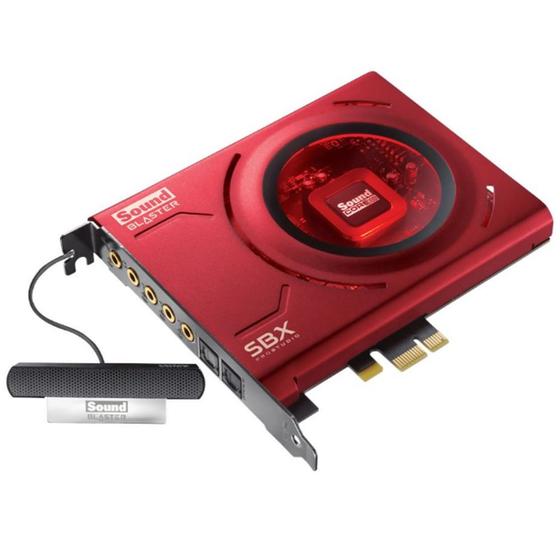 Placa de Som - PCI-E - Creative Sound Blaster Z - SB1500 - 70SB150000004 Menor preço em Placa de Som - PCI-E - Creative Sound Blaster Z - SB1500 - 70SB150000004