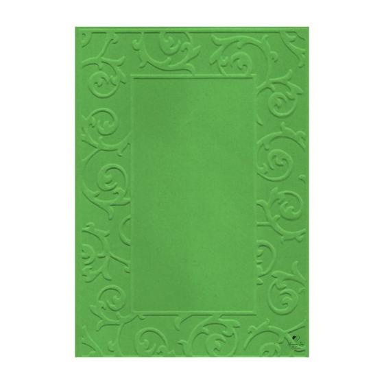 Imagem de Placa de Textura Emboss 10,6cm x 15cm Moldura com Arabesco