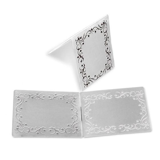 Imagem de Placa De Textura Embossing Quadro Floral Mimo - 10,6X15Cm