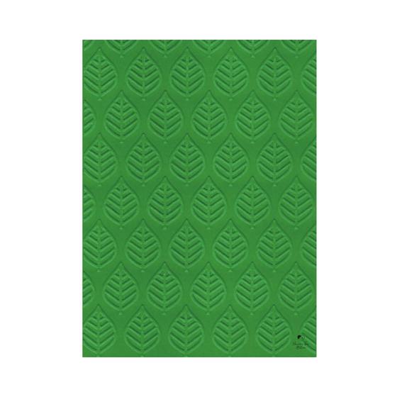 Imagem de Placa de Textura Relevo Emboss 12,9 cm x 18,4 cm Folhas