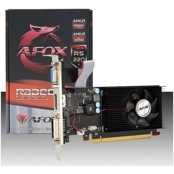 Imagem de Placa de Vídeo AFOX AMD Radeon R5 220 2GB DDR3 64 Bits
