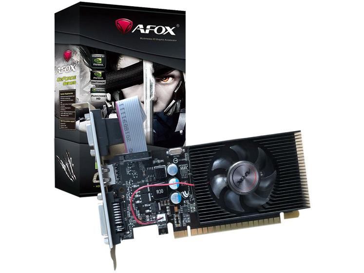 Imagem de Placa de Vídeo Afox GeForce GT730 4GB DDR3 - AF730-4096D3L6